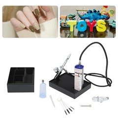 10W Portable Air brush Kit Airbrush Kit with Compressor Airbrush Gun Kit
