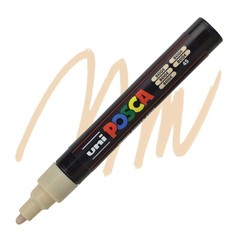Posca Markers, Paint Marker, Beige Paint, 5M Medium Tip, Opaque, Acrylic, Bisque