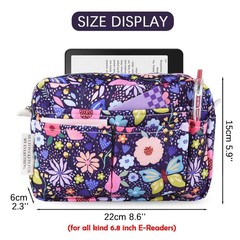 Portfolio Organizer with Multiple Pockets, Waterproof Travel Zippered Toiletr…