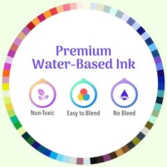 ZENO 36 Acrylic Markers – 72 Colors – 36 Pens with 2 Different Shades per pen