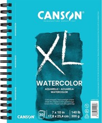 Durable XL Watercolor Paper Pad, 7×10 – 30 Sheet Cold Press, Acid-Free Quality