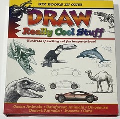 DRAW REALLY COOL STUFF – Six Books in One, Spiral Bound, by Doug DuBosque