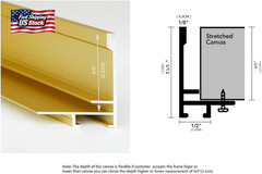 DIY Metal Floating Frame for 16X20 Canvas,1.5“ Deep.Picture Art Wall Décor,Art C
