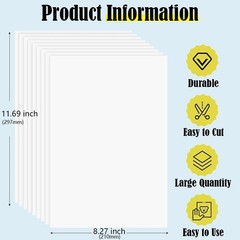 A4 printing paper – 100 sheets – Size 8.3 x 11.7 inches – Matte/Glossy – White