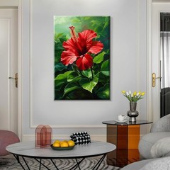 Paint by Numbers kit for Adults with Frame Flowers Paint by Numbers with Ease…