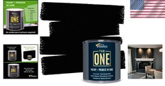 Matte Black Multi-Surface Paint – Quick-Dry 1 Liter, No Undercoat Needed