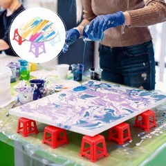 16Pcs Mini Canvas Stands for Painting, Small Canvas Stands, Green
