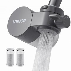 Faucet Mount Water Filter, Horizontal Water Purifier for Sink Tap, Carbon Fi…