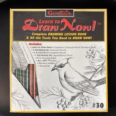 General’s Learn to Draw Now! complete drawing lesson book #30 NEW sealed READ