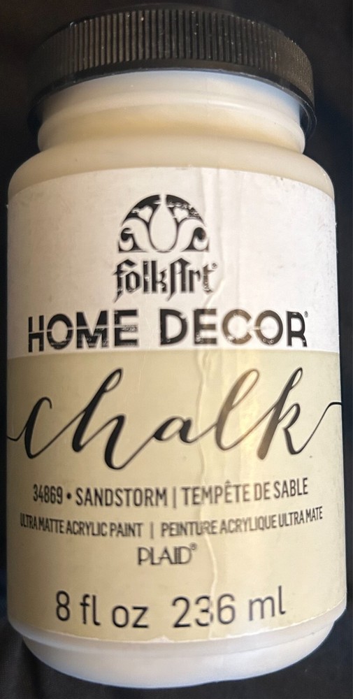 FolkArt Home Decor Chalk Furniture & Craft Matte Acrylic Paint SANDSTORM 8 Oz