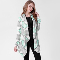 Women Open Front Cardigan Long Sleeve Shawl Neck Breathable Cardigan Well Col…