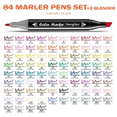 Alcohol,84 Colors Dual Tip Coloring Markers for Adults,Markers for Adults,Giv…
