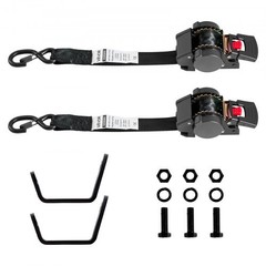 Wheel Chock Tie-Down Kit, Fixed Trailer Tie Down Strap, Car Tie Down Kit wit…