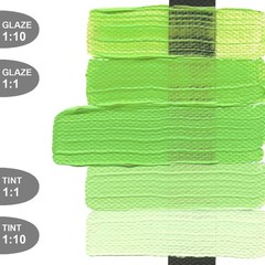 Light Green Yellow Shade 5 Oz Tube Heavy Body Professional Acrylic Paint
