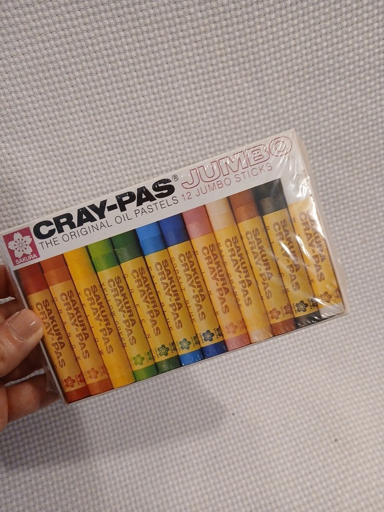 Sealed SAKURA Cray-pas 12 Jumbo Oil Pastels Sticks