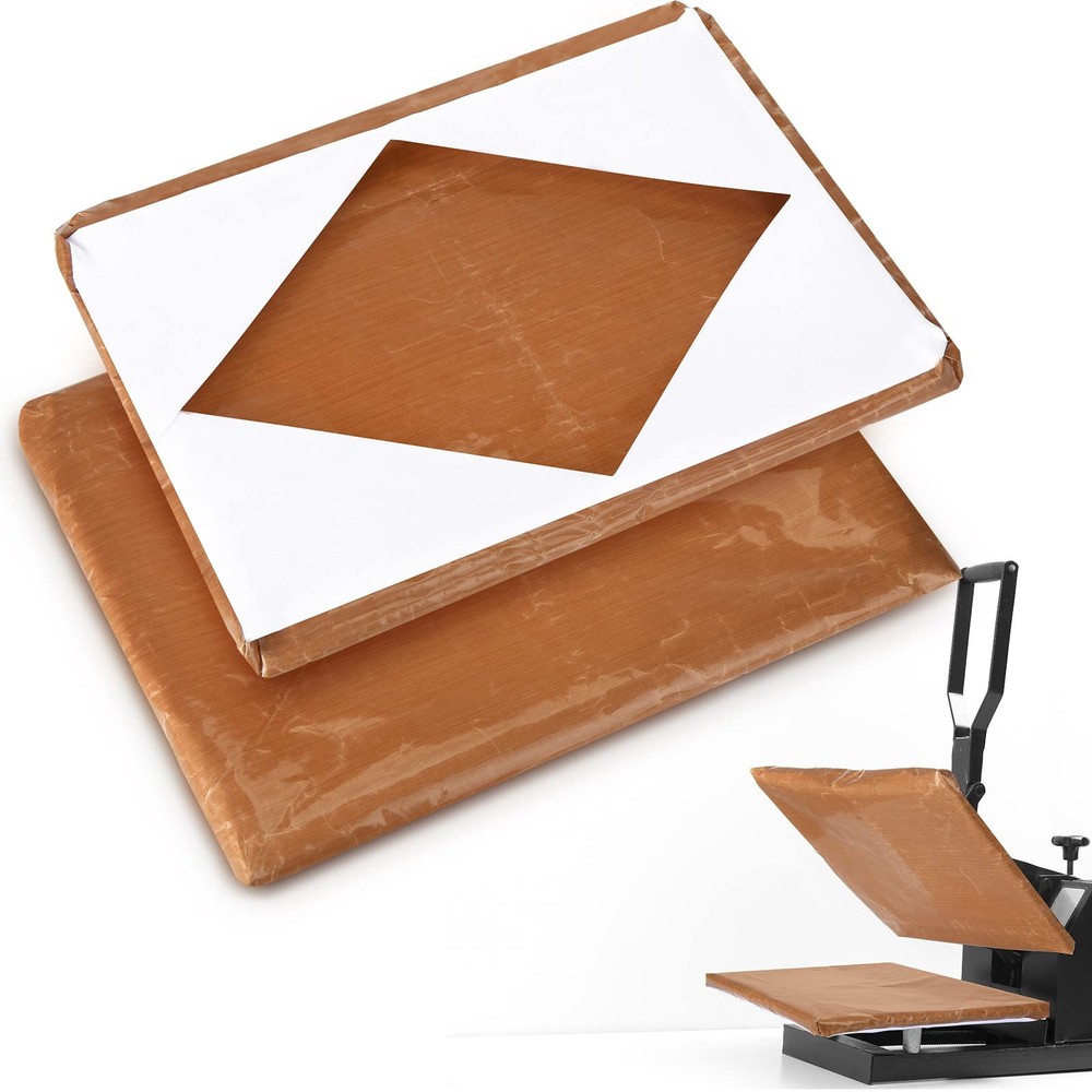 Treela 2 Pcs 12 x 15 Inch Heat Press Platen Wrap Cover Heat Resistant Reusabl…