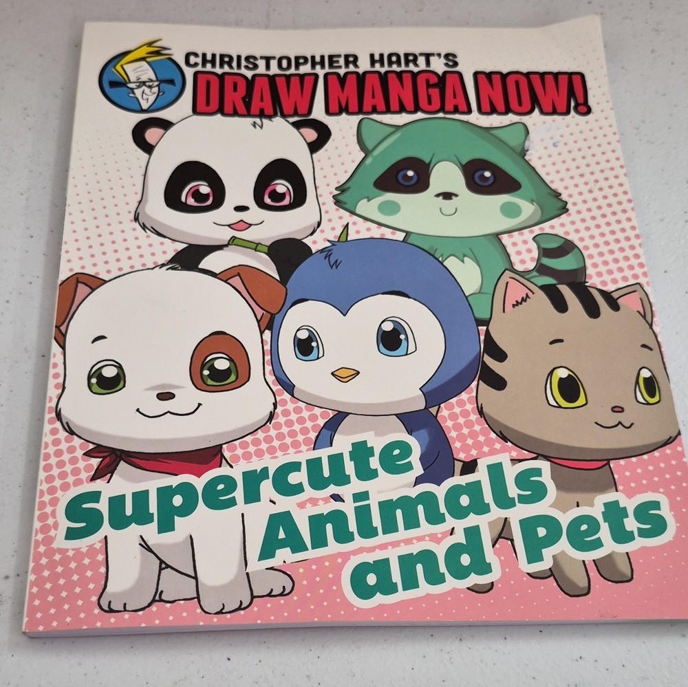 Christopher Hart Draw Manga Now! Supercute Animals & Pets Drawing Book Paperback