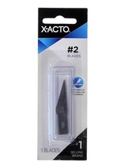 X-Acto No. 2 Large, Fine Point Blades – carded pack of 5