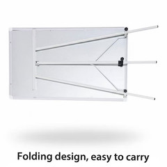 2-Pack Adjustable Height Magnetic Dry Erase Easel Set with Tripod Stand, Flipcha