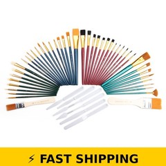 Royal & Langnickel Taklon Art Brushes Set – 50 Pieces