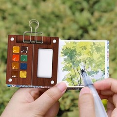 Ultimate Mini Watercolor Art Set for Travel – Beautifully Crafted & Versatile