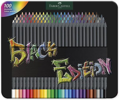 Black Edition Colored Pencils, Classic 1 Count (Pack of 100)