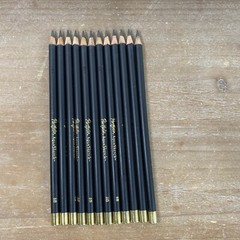 Vintage 1997 PORTFOLIO SERIES AQUA SKETCH DRAWING PENCILS WATER SOLUBLE 6B-