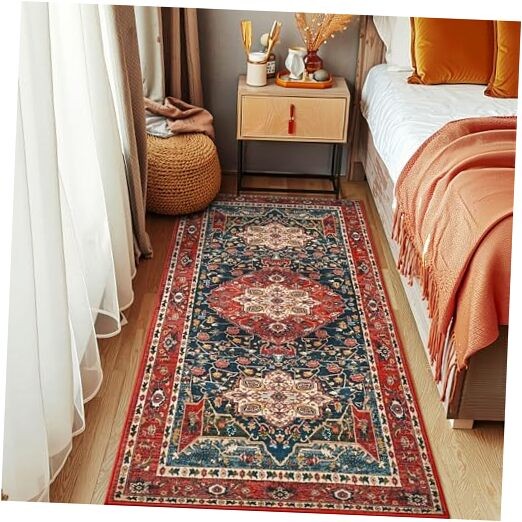 2×6 Rug Runners for Hallways, Non Slip Kitchen Washable Long Runner Rugs,
