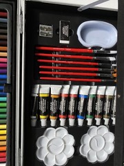 Alex All Media Art Set in Hard Case With Metal 126 Pieces – All In One Art Set