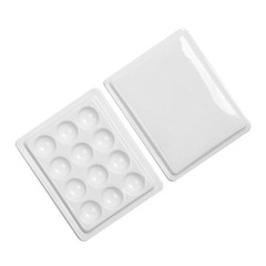 Prima Watercolor Pan Sets Mixing Tray Folding Paint Palette Empty 12 Grids