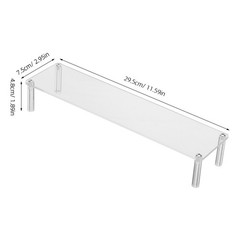 2Pcs Clear Acrylic Hand Rest Bridge Durable Painting Aid for Steady Drawing