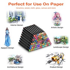 Alcohol,84 Colors Dual Tip Coloring Markers for Adults,Markers for Adults,Giv…