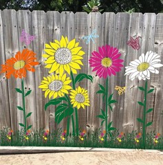 Large Sunflower Daisy Stencils for Painting on Wood Fence Flower Stencils…
