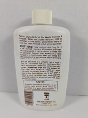 Sealed Vintage Hope’s Pure 100% Tung Oil Interior Exterior Fine Woods 8 FL. OZ.