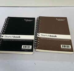 Artlicious Sketch Book 2 Pack,60 Sheets,Drawing Notebook