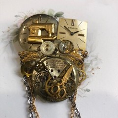 Steampunk Parts for Artist-5 pound box assorted- metal & non-metal items -WW4