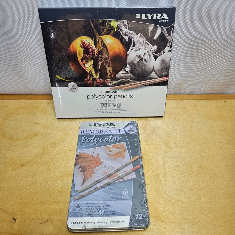 Lyra Rembrandt Polycolor Colored Pencils Set of 24 & Set of 12 ~ New