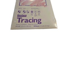 Vintage Tracing Paper 50 Sheets 9″x12″ Light Weight Fine Surface Matte Finish
