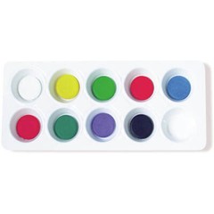 Educational Colours Tempodisc Palette 9 Colours Non Toxic Ages 3 Years and Up