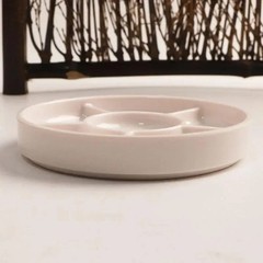 NEW Imitation Porcelain Paint Palette with Lid Round Tray for Acrylic Watercolor