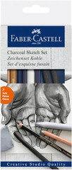 Charcoal Sketch Set – 7 Piece Charcoal and Pastel Art Supplies Set
