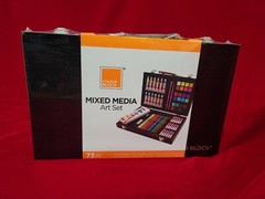 COLOUR BLOCK Mixed Media Wood Art Set 73PC (Brand New Sealed)