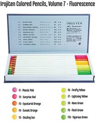 51527 Irojiten Colored Pencil Dictionary Set, Seascape, Set of 30. Beautifully C