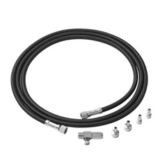 6 Feet Nylon Braided Airbrush Hose with 1/8â€™â€™ Fittings on Both Ends and Q…