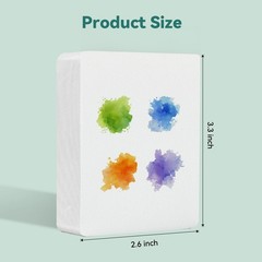 Mini Watercolor Sketchbook 100% Cotton Cold Press 2.6×3.3 Inch 60 Sheets