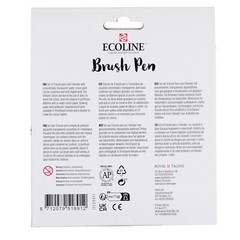 Royal Talens Ecoline Brush Pen Pastel Set of 10