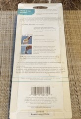 Waverly Inspirations Premium Brushes Chalk & Wax 2 Brush Pk Dense Bristles NEW