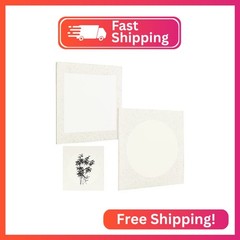 PH PandaHall 20 Sheets Pre-Mounted Shikishi Paper Raw Xuan Paper Shikishi Board