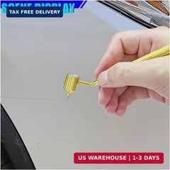 100PCS 0.5 mm Touch Up Paint Brushes, Fine Line Fluid Writer Paint Applicator Pe
