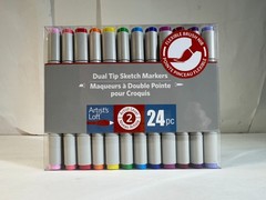 Artist’s Loft Sketch Markers Dual Tip Sketch Markers | Level 2 | 24 PC – New!